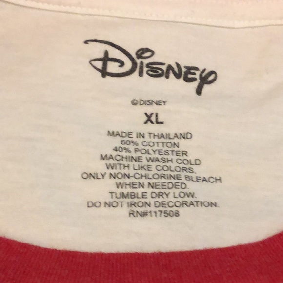 Disney Mickey Mouse Ringer T-shirt - XL - Picture 6 of 7